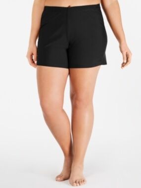 Island Escape Plus Size Swim Shorts